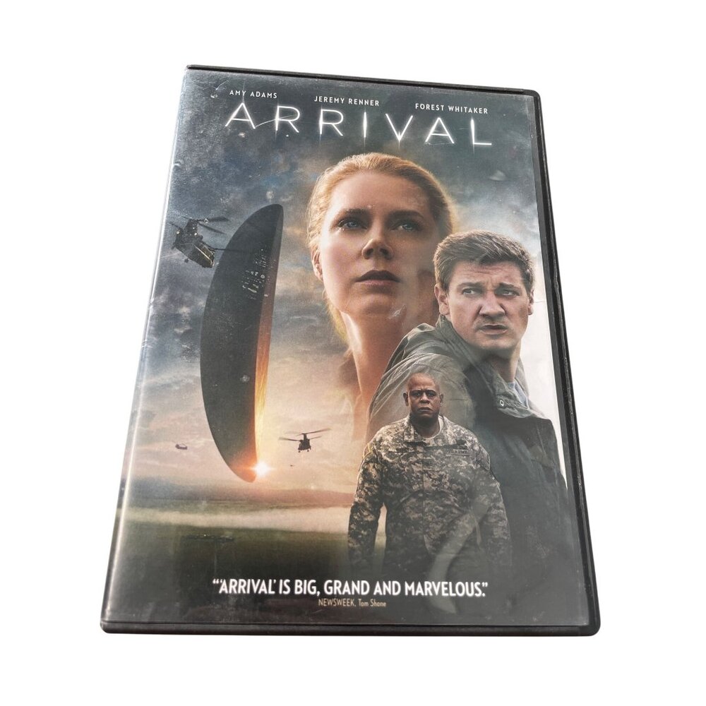 Arrival DVD 2016 Feature Film PG-13 Dolby Audio Amy Adams Jeremy Renner Forest W